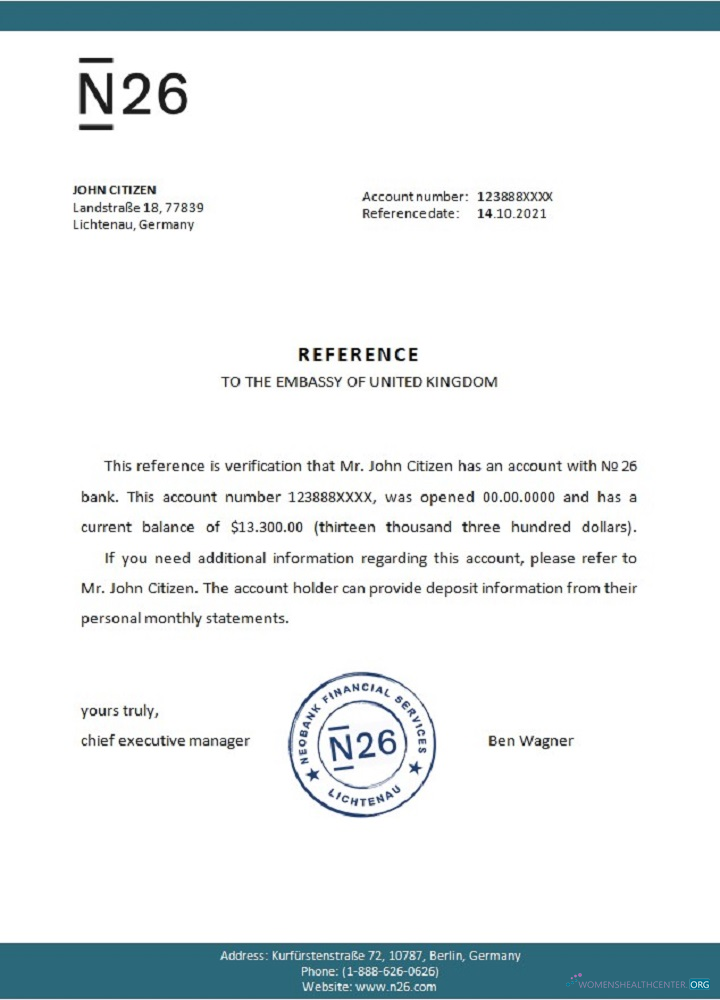 Download Germany N26 reference Photoshop template